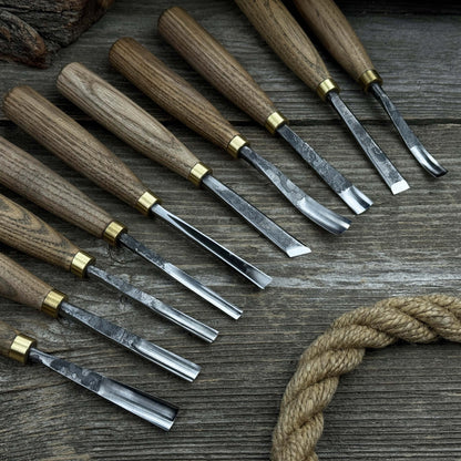 10-Piece Wood Carving Chisel & Gouge Set