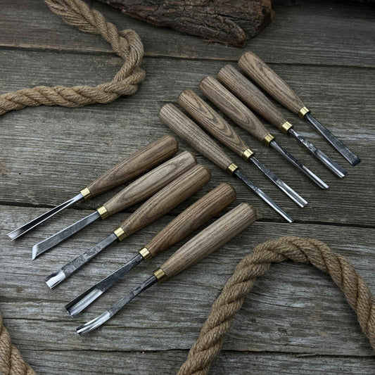 10-Piece Wood Carving Chisel & Gouge Set