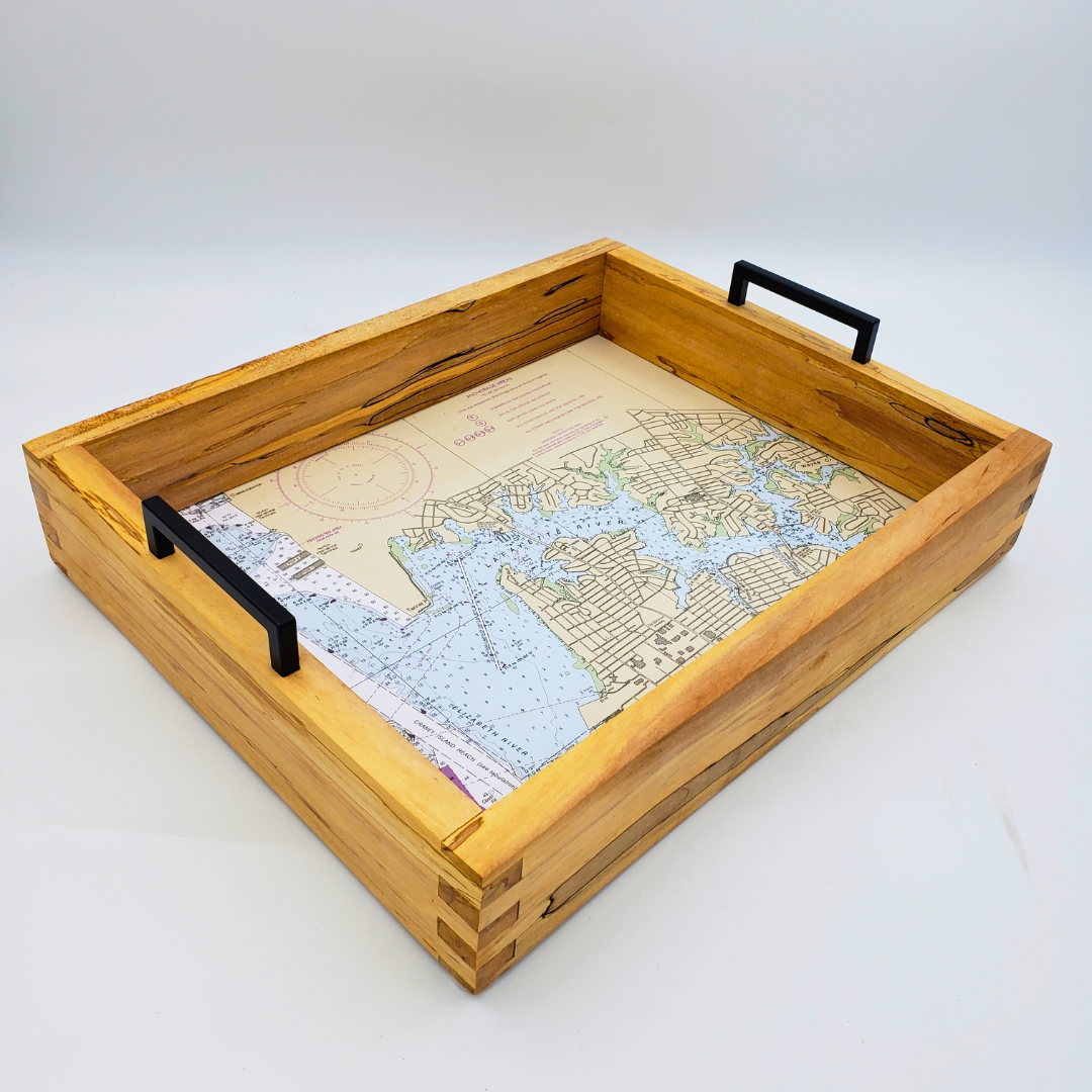 South Norfolk Nautical Map Tray