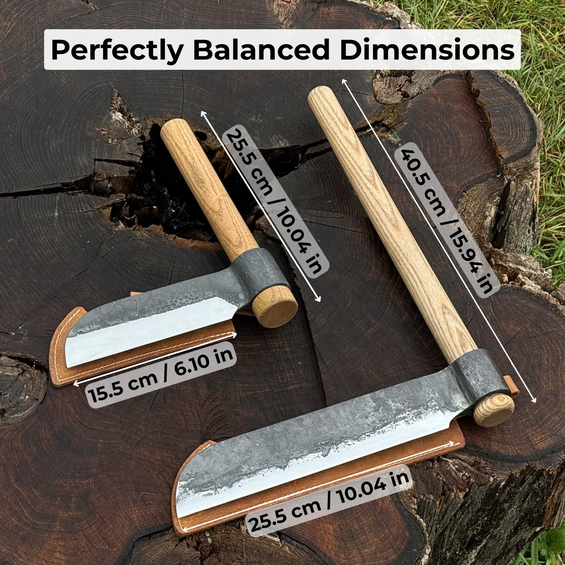 2-Piece Splitting Froe Set - Norfolk Wood Shop
