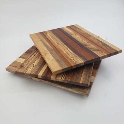 Candy Striped Natural Detail Cutting Boards