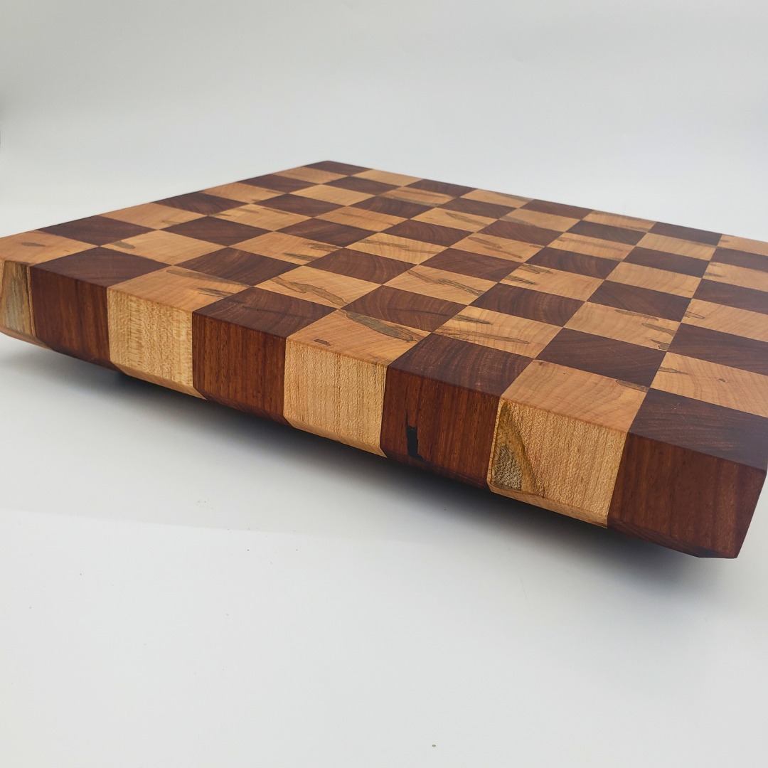Floating Chess Board w/ Rosewood & Ambrosia Maple