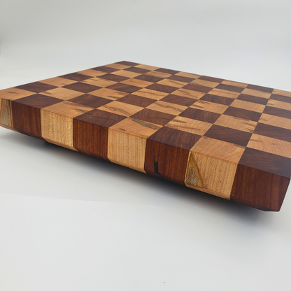 Floating Chess Board w/ Rosewood & Ambrosia Maple