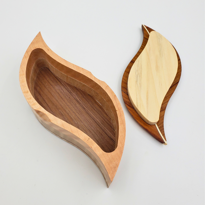 Leaf Box w/ Curly Maple & Granadillo