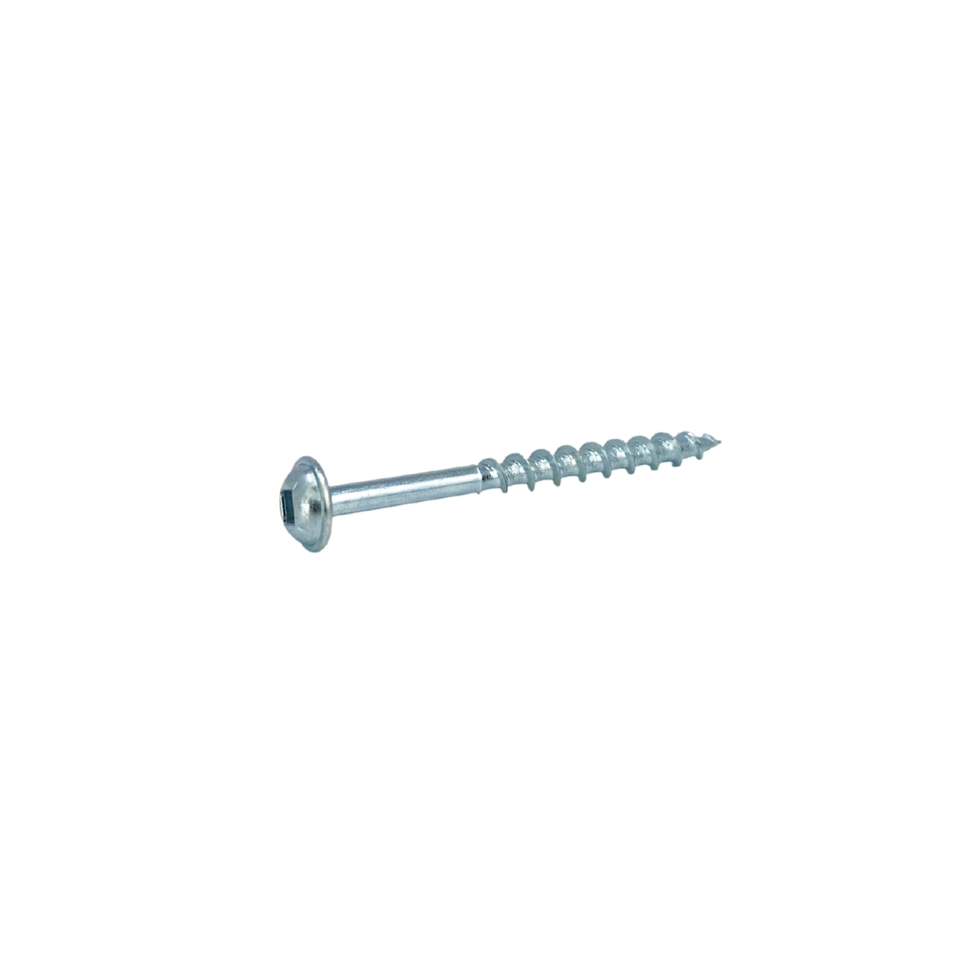 2'' Coarse Thread #8 Zinc Pocket Hole Screws - 100 Screws