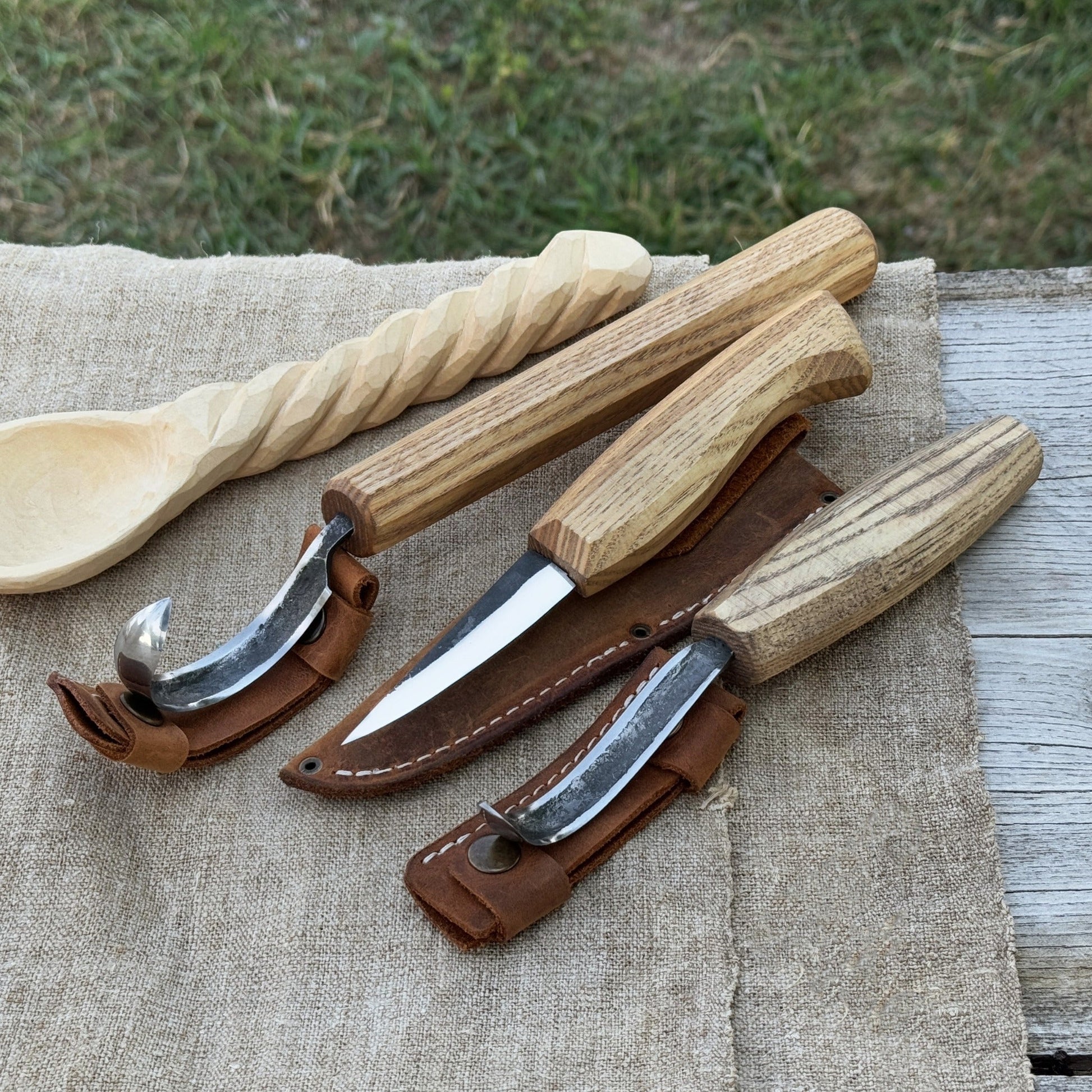 3-Piece Carving Knife Set for Spoon Carving - Norfolk Wood Shop