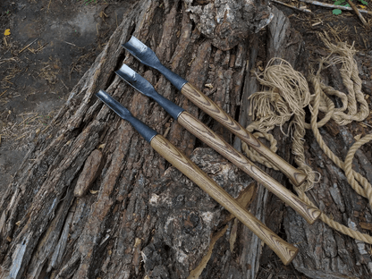 3-Piece Timber Framing Rounded Chisel Set