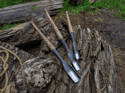 3-Piece Timber Framing Rounded Chisel Set