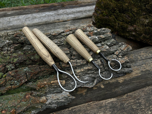 4-Piece Wood Carving Knife Set