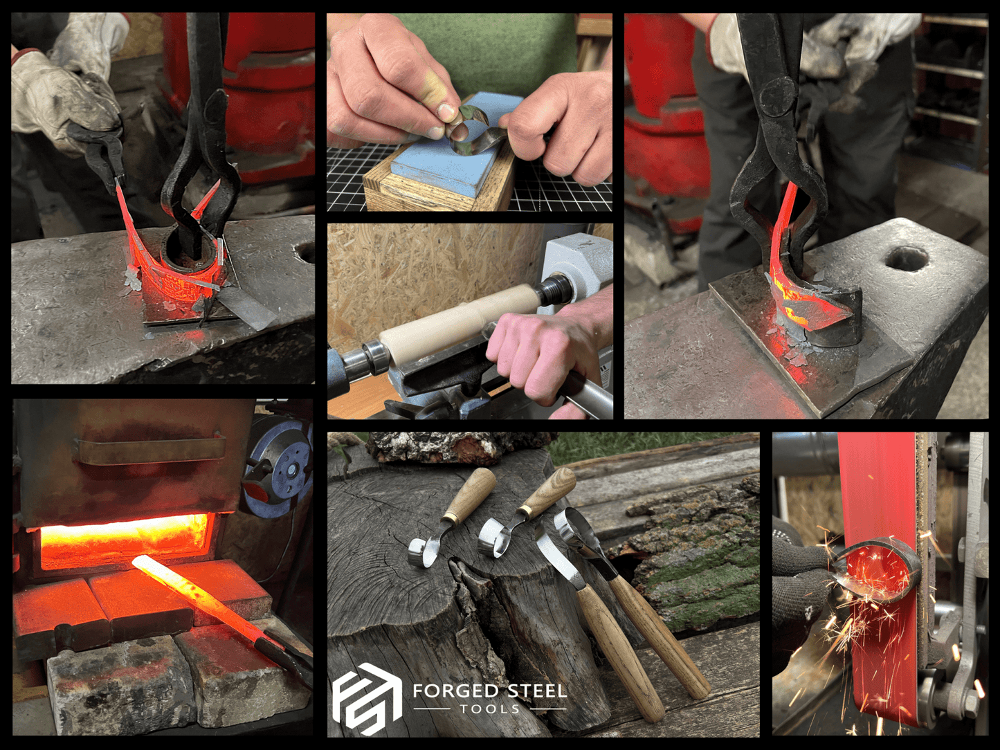 4-Piece Wood Carving Knife Set