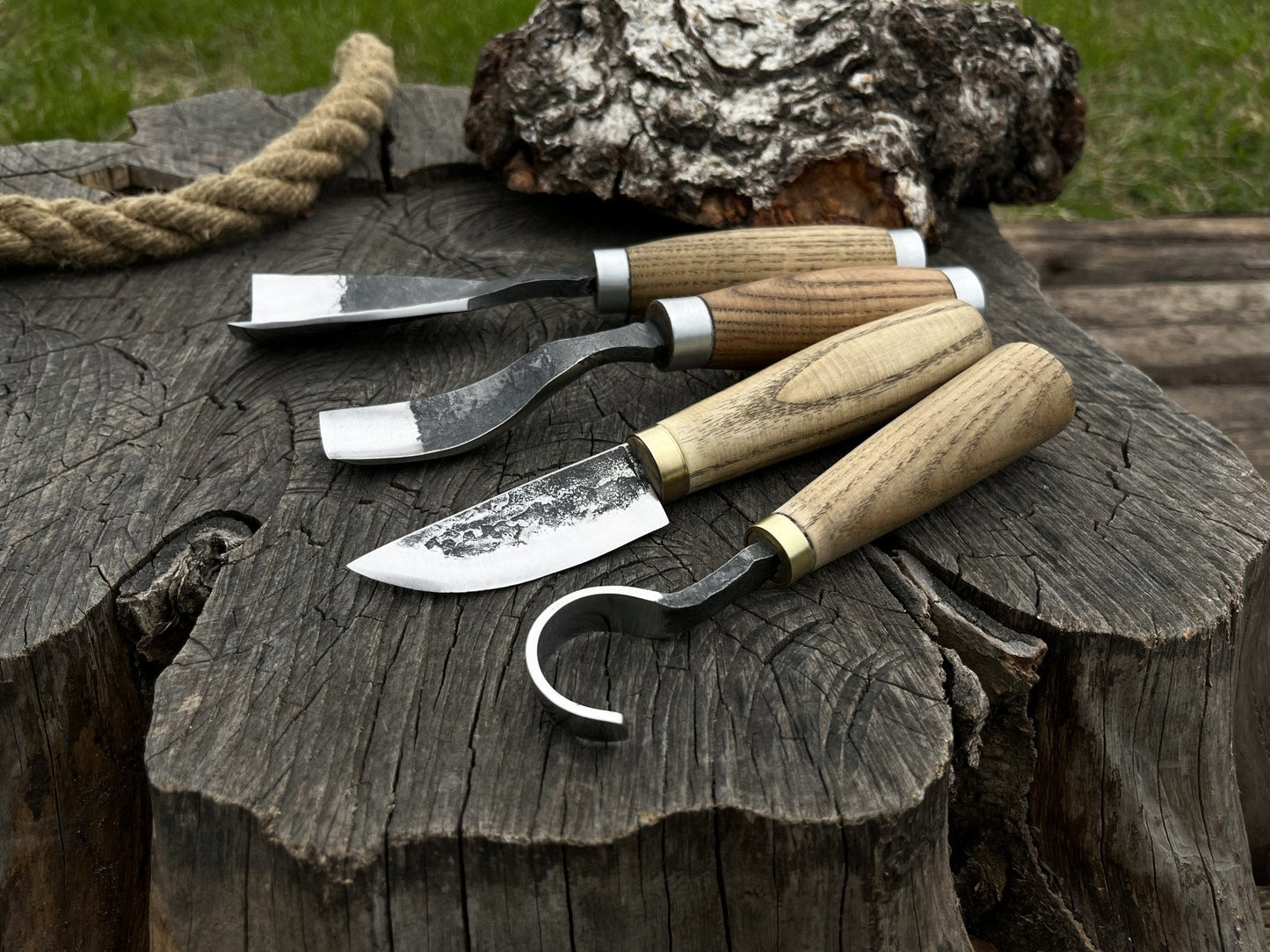 4-Piece Wood Carving Tool Set