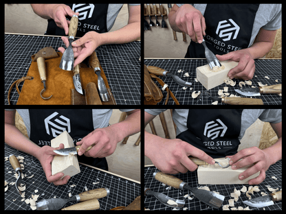 4-Piece Wood Carving Tool Set