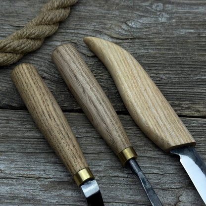 4-Piece Spoon Carving Tool Set with Sharpening Board