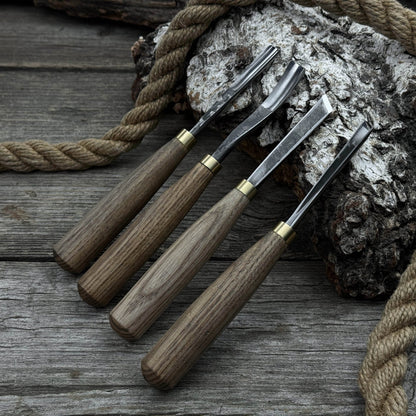 4-Piece Wood Carving Chisel & Gouge Set
