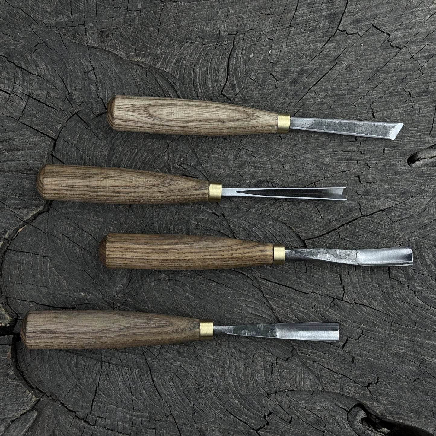4-Piece Wood Carving Chisel & Gouge Set
