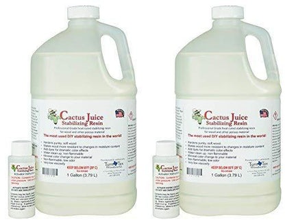 Cactus Juice Stabilizing Resin for Woodworking