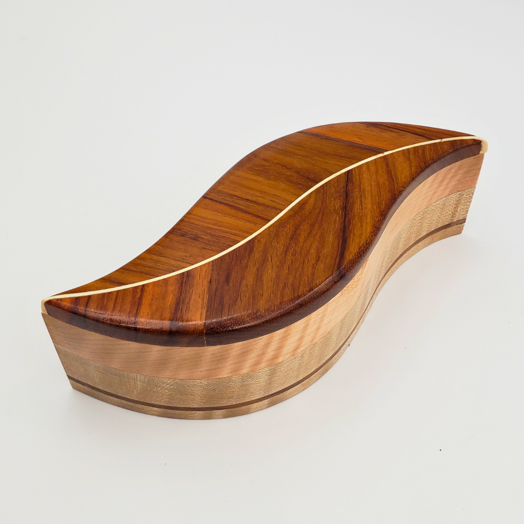 Leaf Box w/ Curly Maple & Granadillo