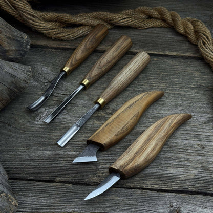 5-Piece Detail Wood Carving Set