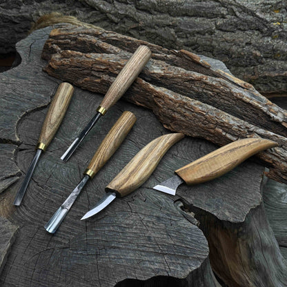 5-Piece Detail Wood Carving Set
