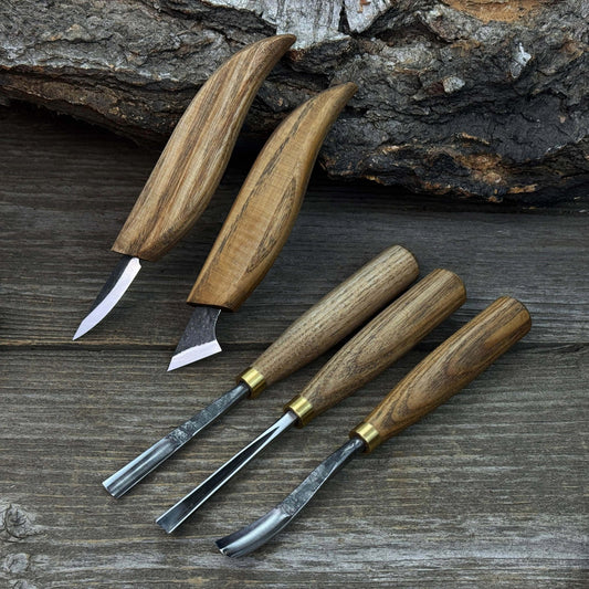 5-Piece Detail Wood Carving Set