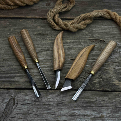 5-Piece Detail Wood Carving Set