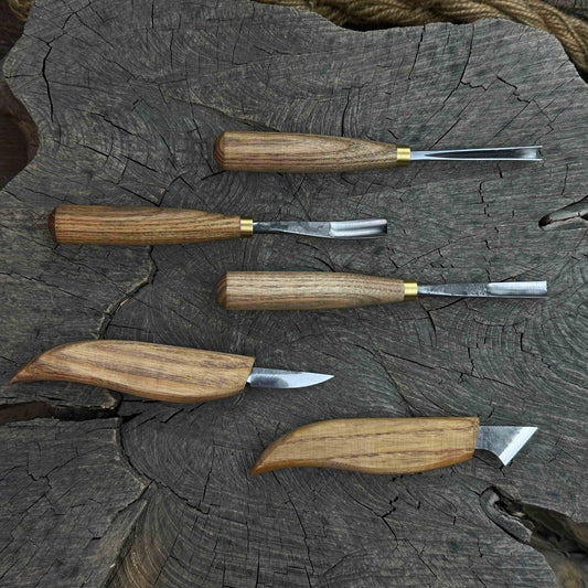 5-Piece Detail Wood Carving Set