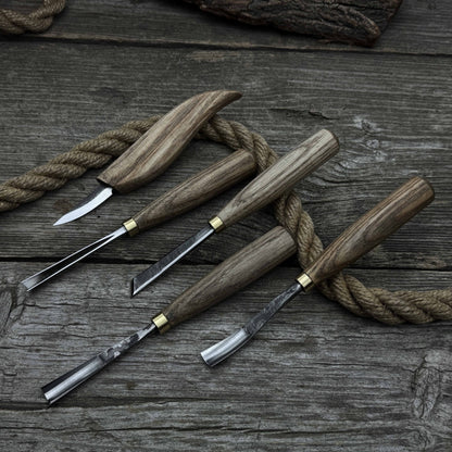 5-Piece Hand-Forged Wood Carving Tool Set