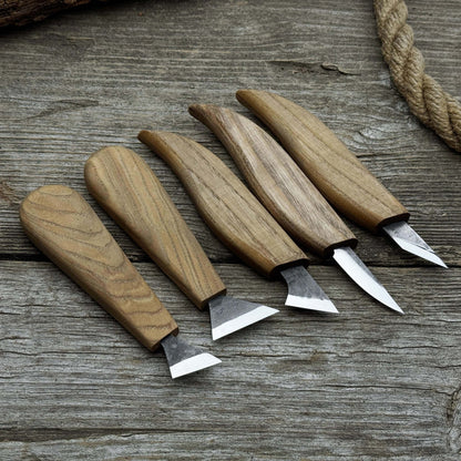5-Piece Whittling Carving Knife Set