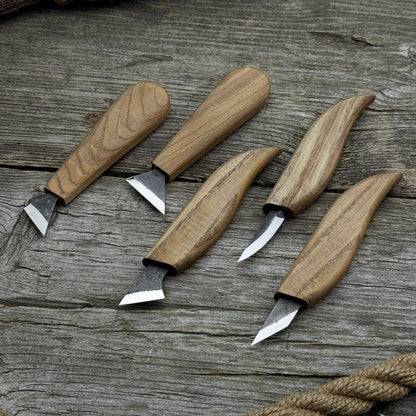 5-Piece Whittling Carving Knife Set