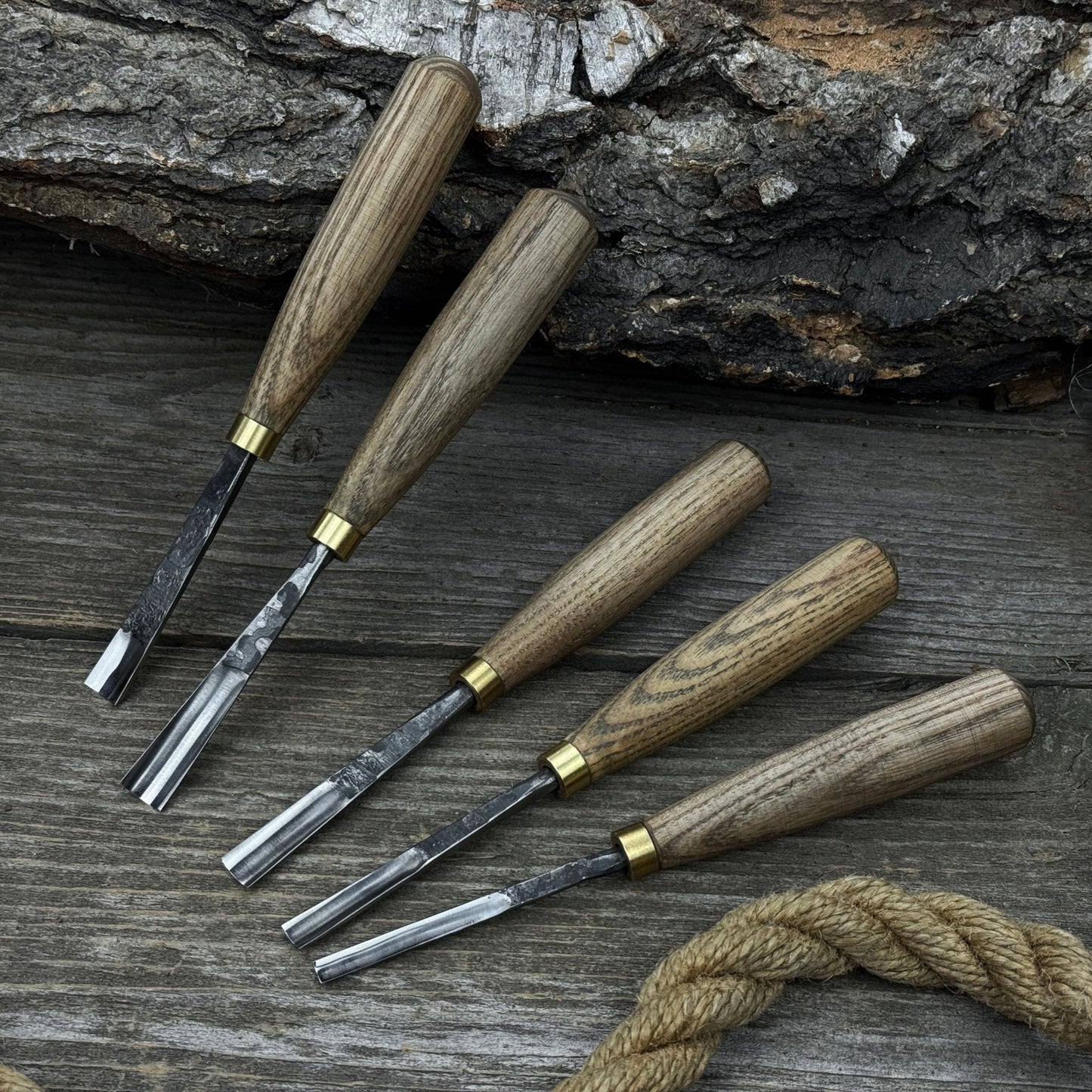 5-Piece Wood Carving Chisel & Gouge Set
