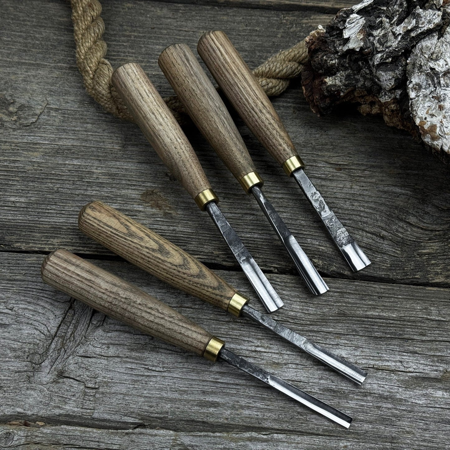 5-Piece Wood Carving Chisel & Gouge Set
