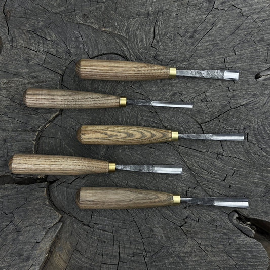 5-Piece Wood Carving Chisel & Gouge Set