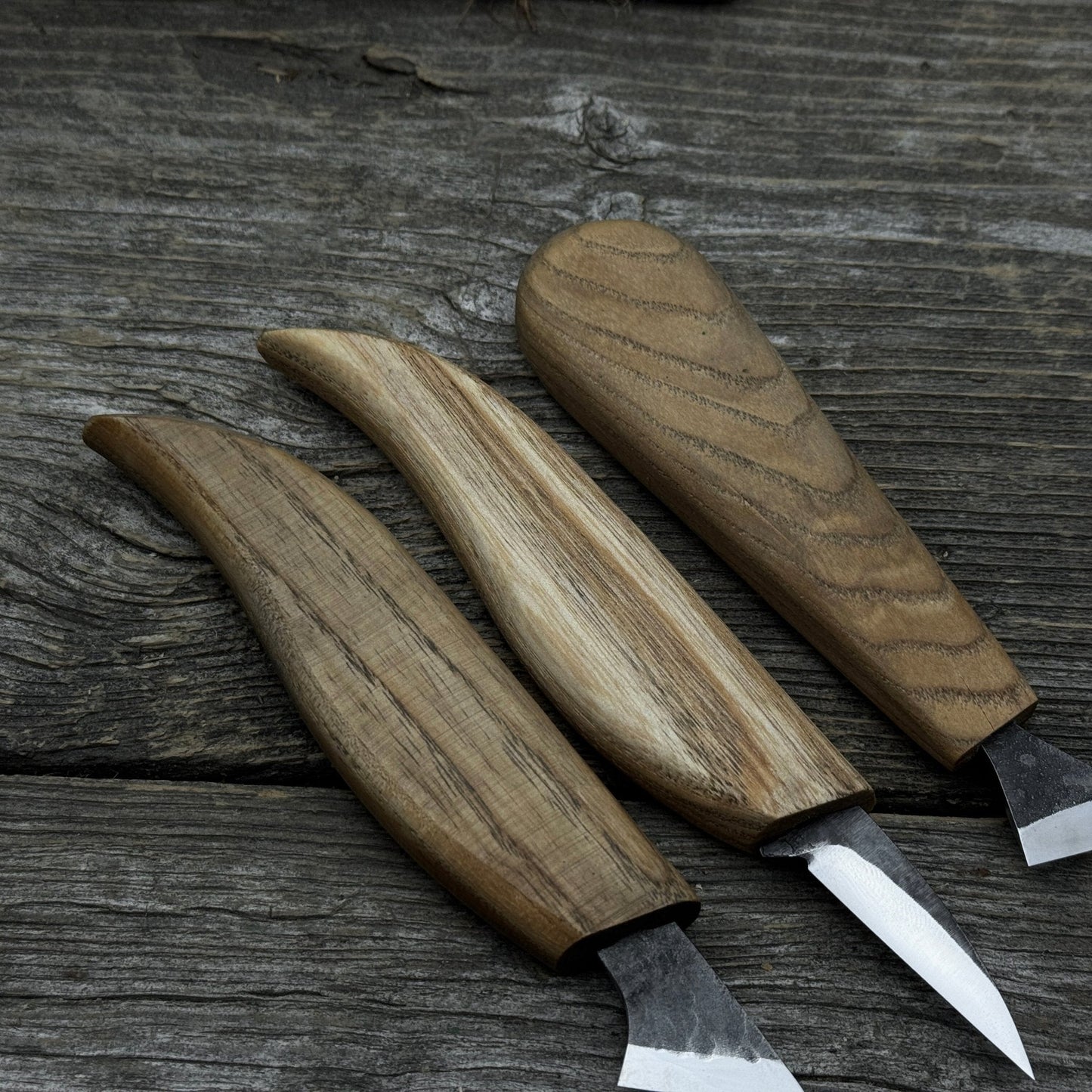 5-Piece Wood Carving Knife Set with Sharpening Board & Leather Case