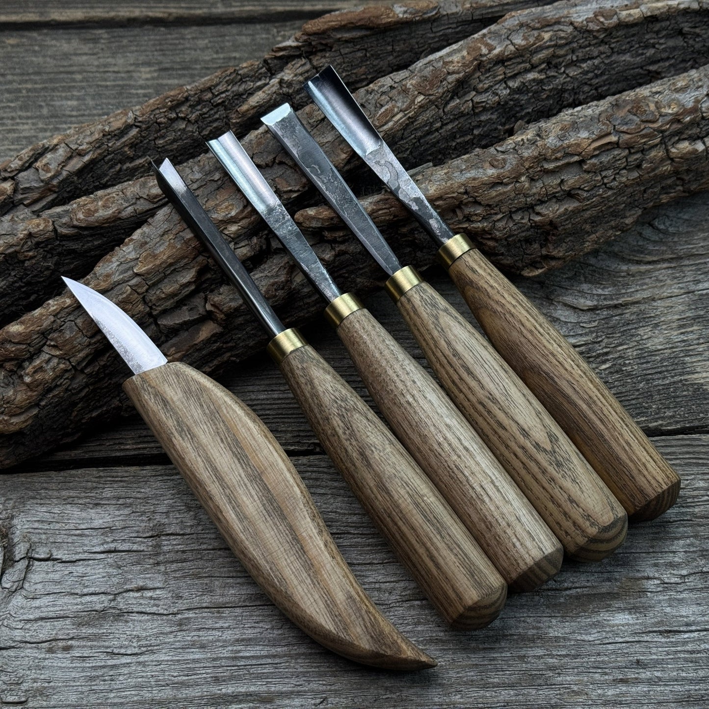 5-Piece Wood Carving Tool Set – For Fine Detail & Relief