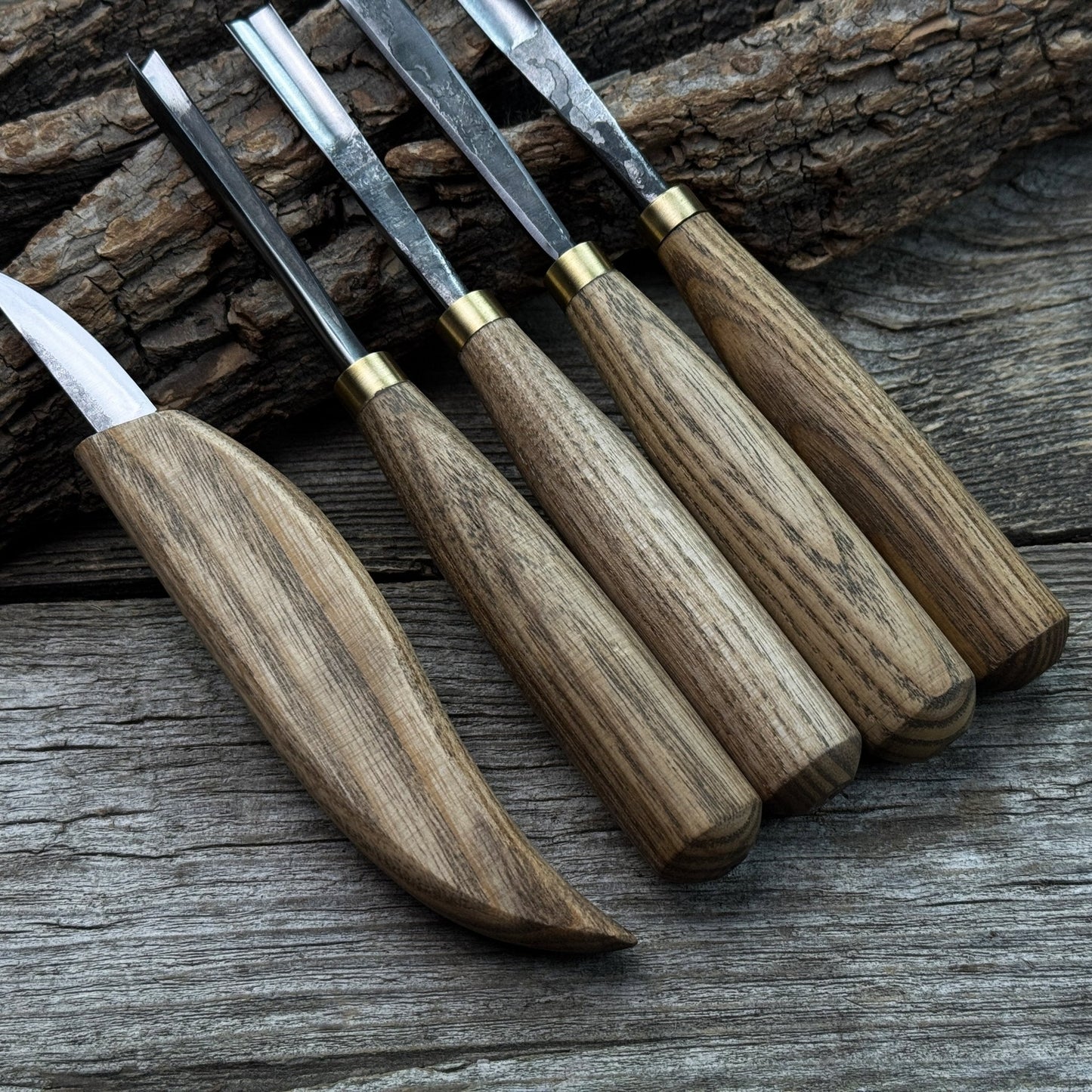 5-Piece Wood Carving Tool Set – For Fine Detail & Relief