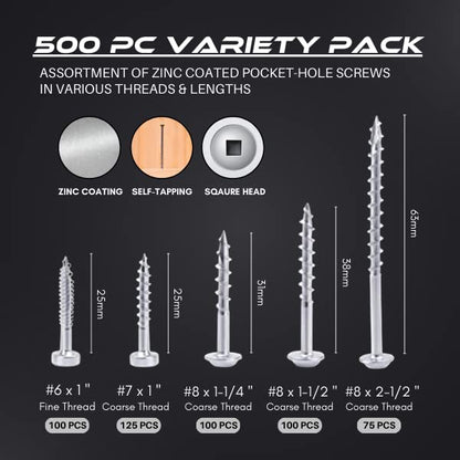 Massca M2 PRO Aluminum Pocket Hole Jig System | Bundle #6  ( Updated Triple Pilot Hole )