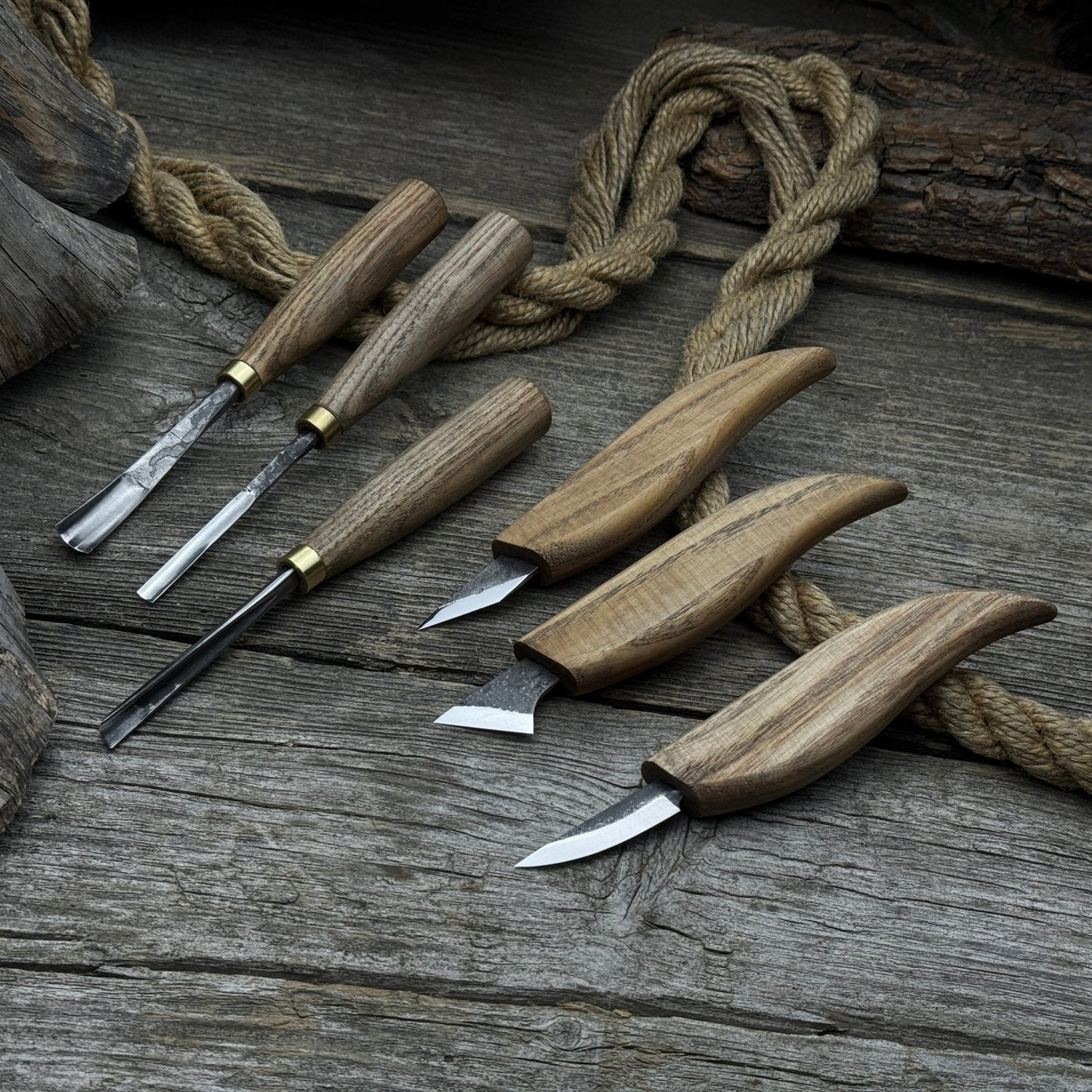 6-Piece Carving Knife, Chisel & Gouge Set