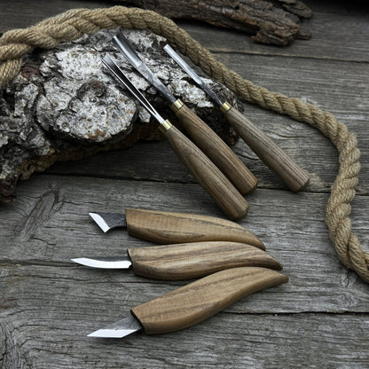 6-Piece Carving Knife, Chisel & Gouge Set