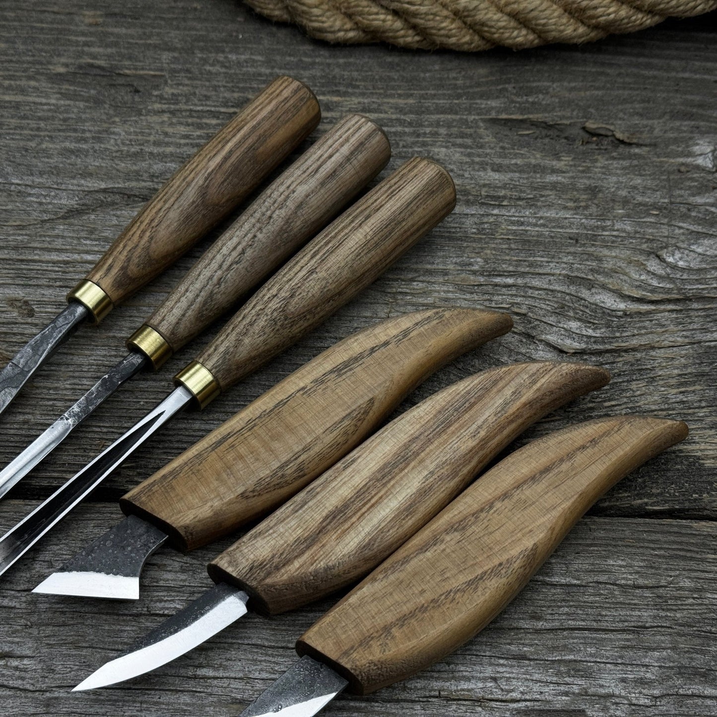 6-Piece Carving Knife, Chisel & Gouge Set