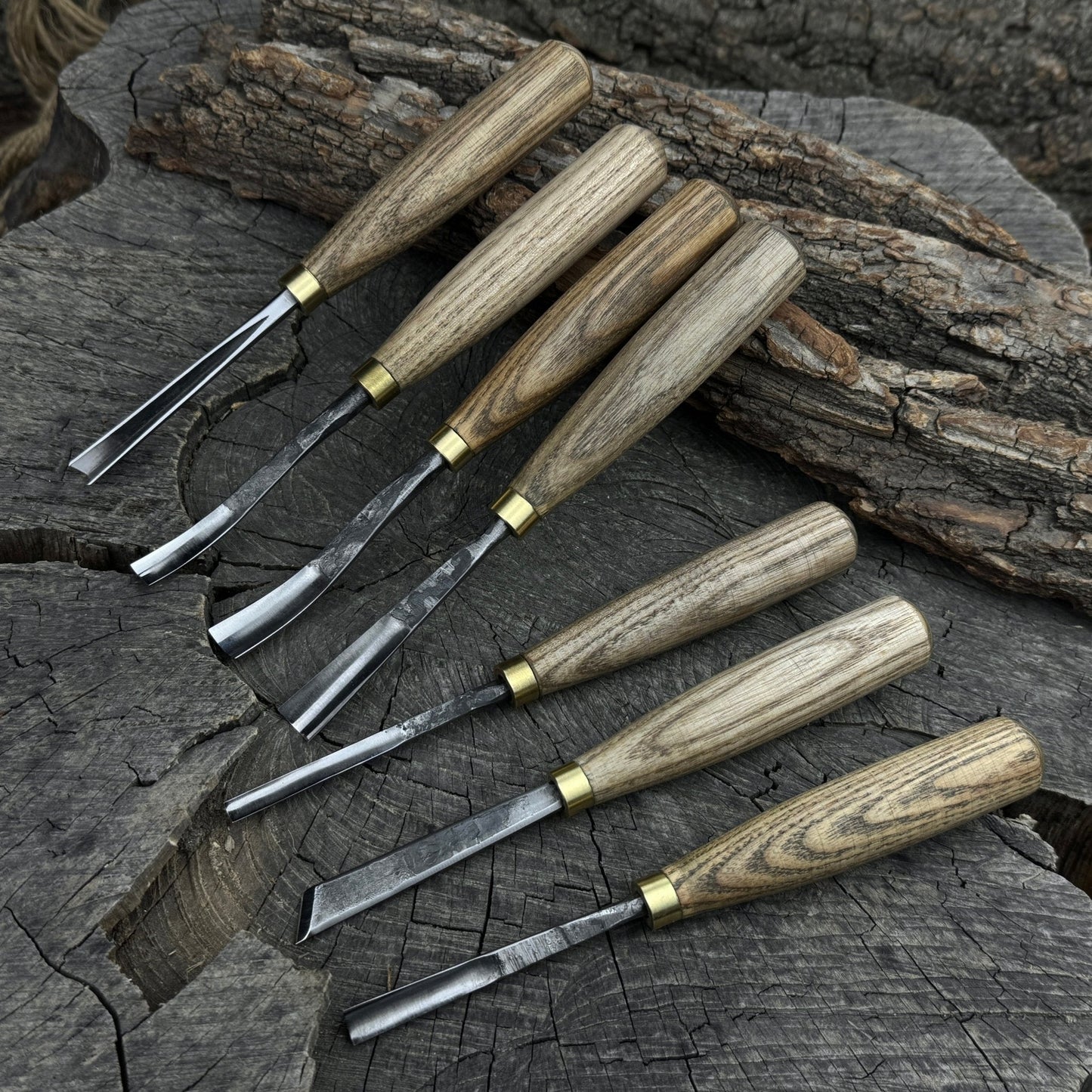 7-Piece Wood Carving Chisel & Gouge Set