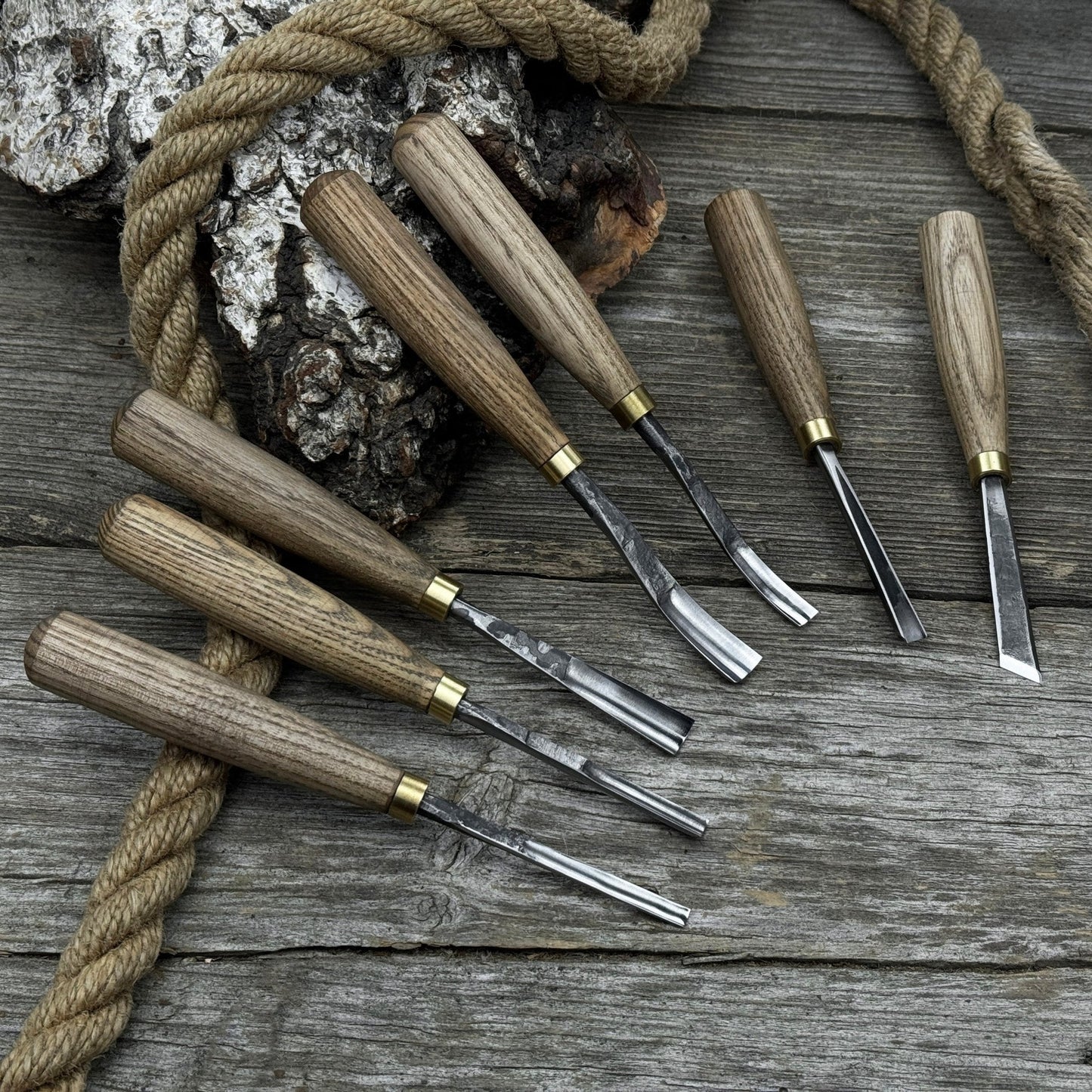 7-Piece Wood Carving Chisel & Gouge Set
