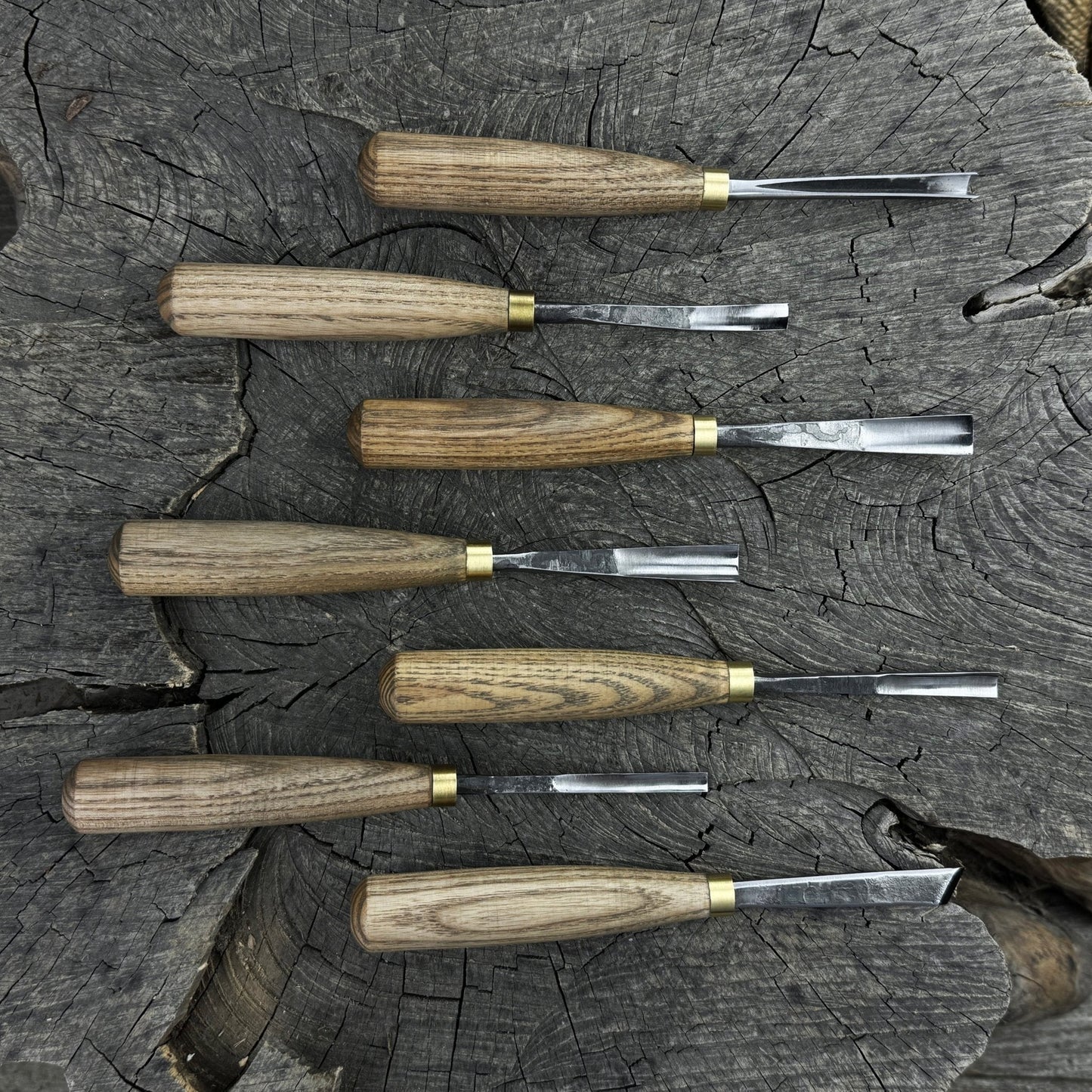 7-Piece Wood Carving Chisel & Gouge Set