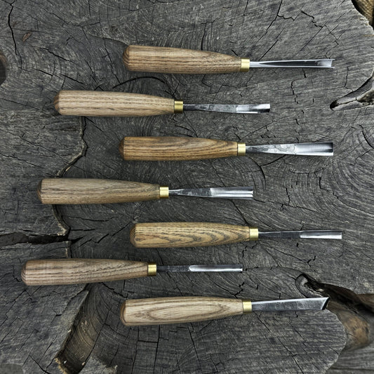 7-Piece Wood Carving Chisel & Gouge Set