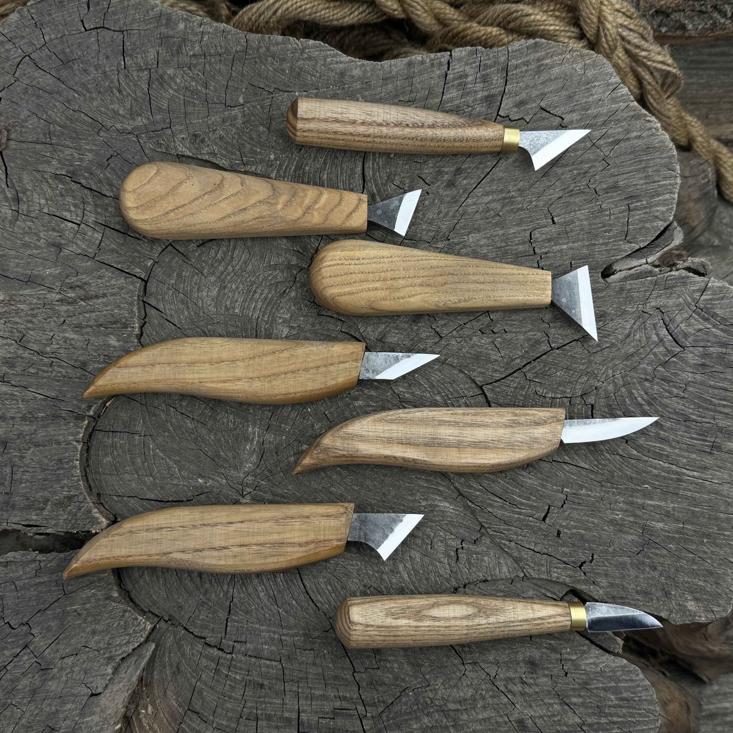 7-Piece Wood Carving Knife Set