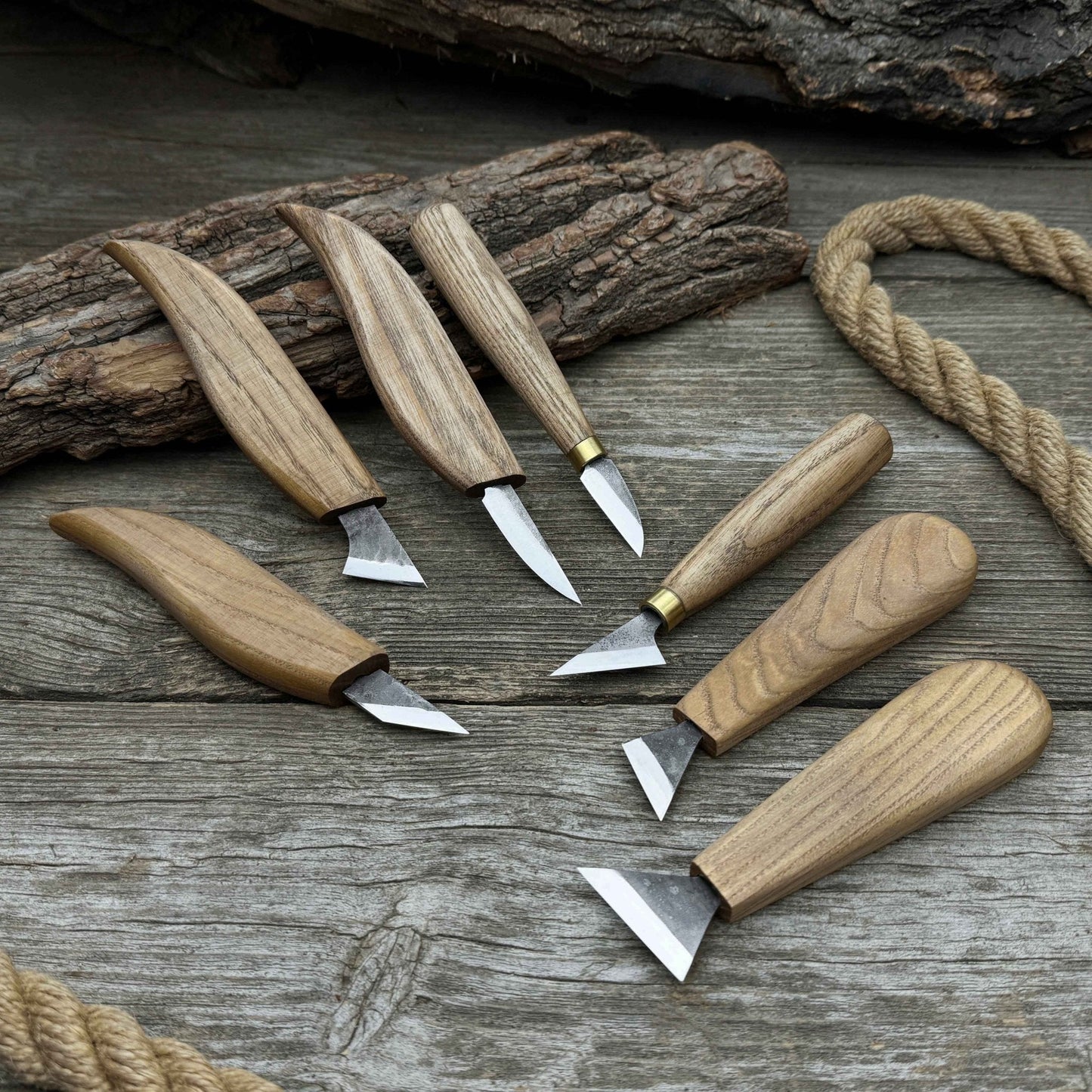 7-Piece Wood Carving Knife Set