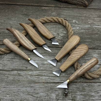 7-Piece Wood Carving Knife Set