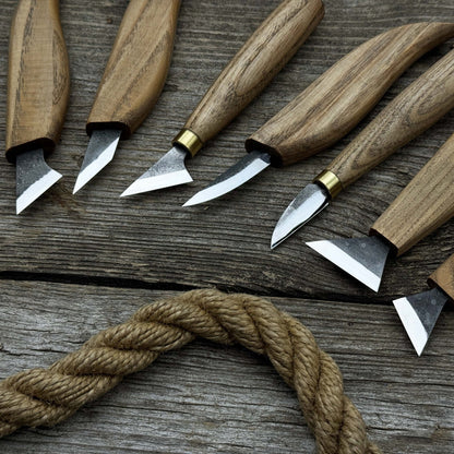 7-Piece Wood Carving Knife Set