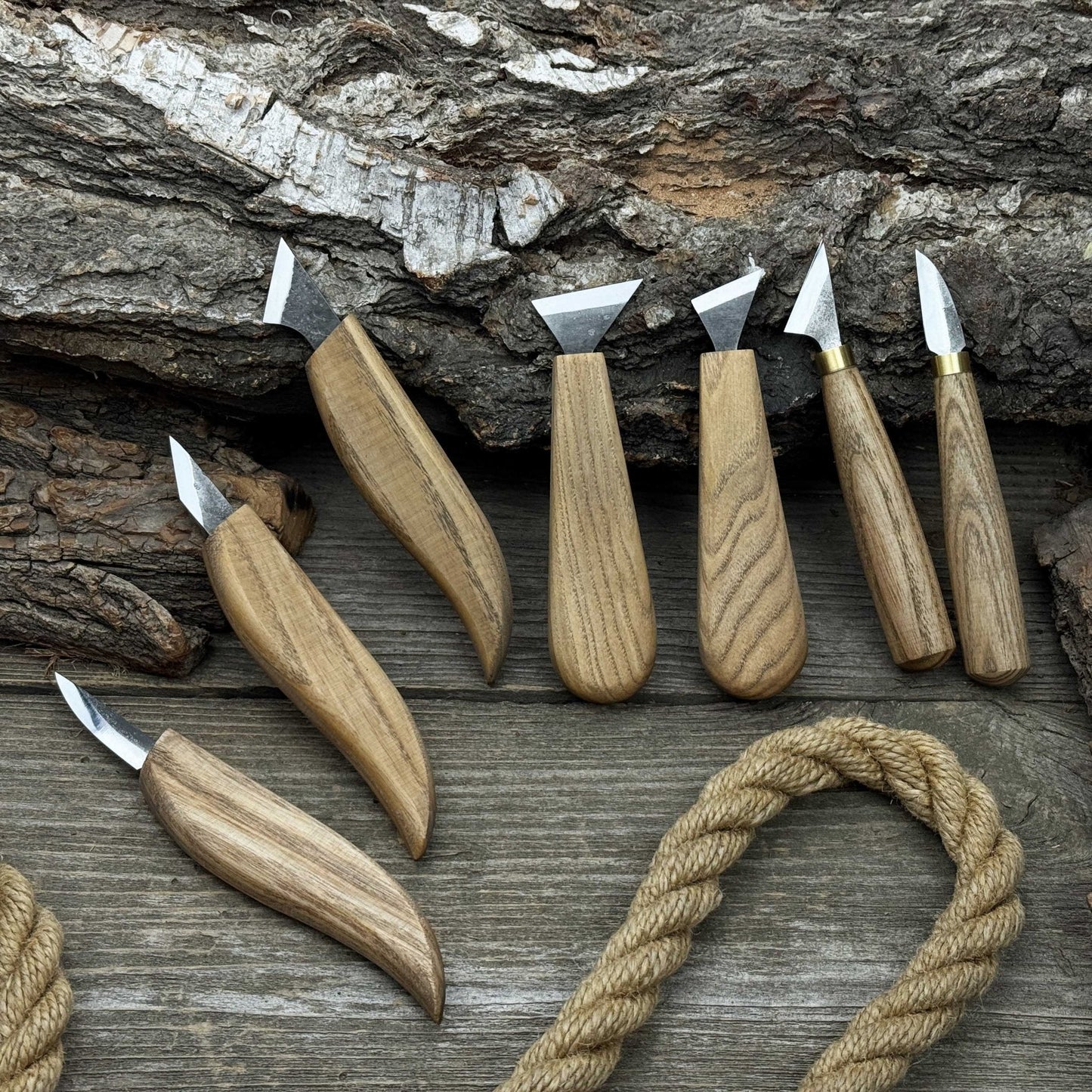 7-Piece Wood Carving Knife Set