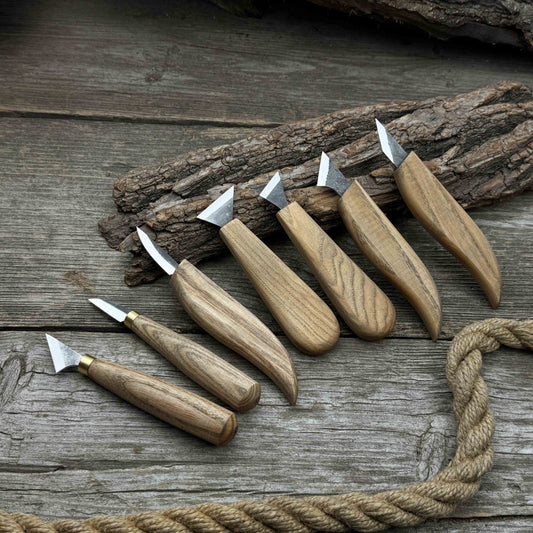7-Piece Wood Carving Knife Set
