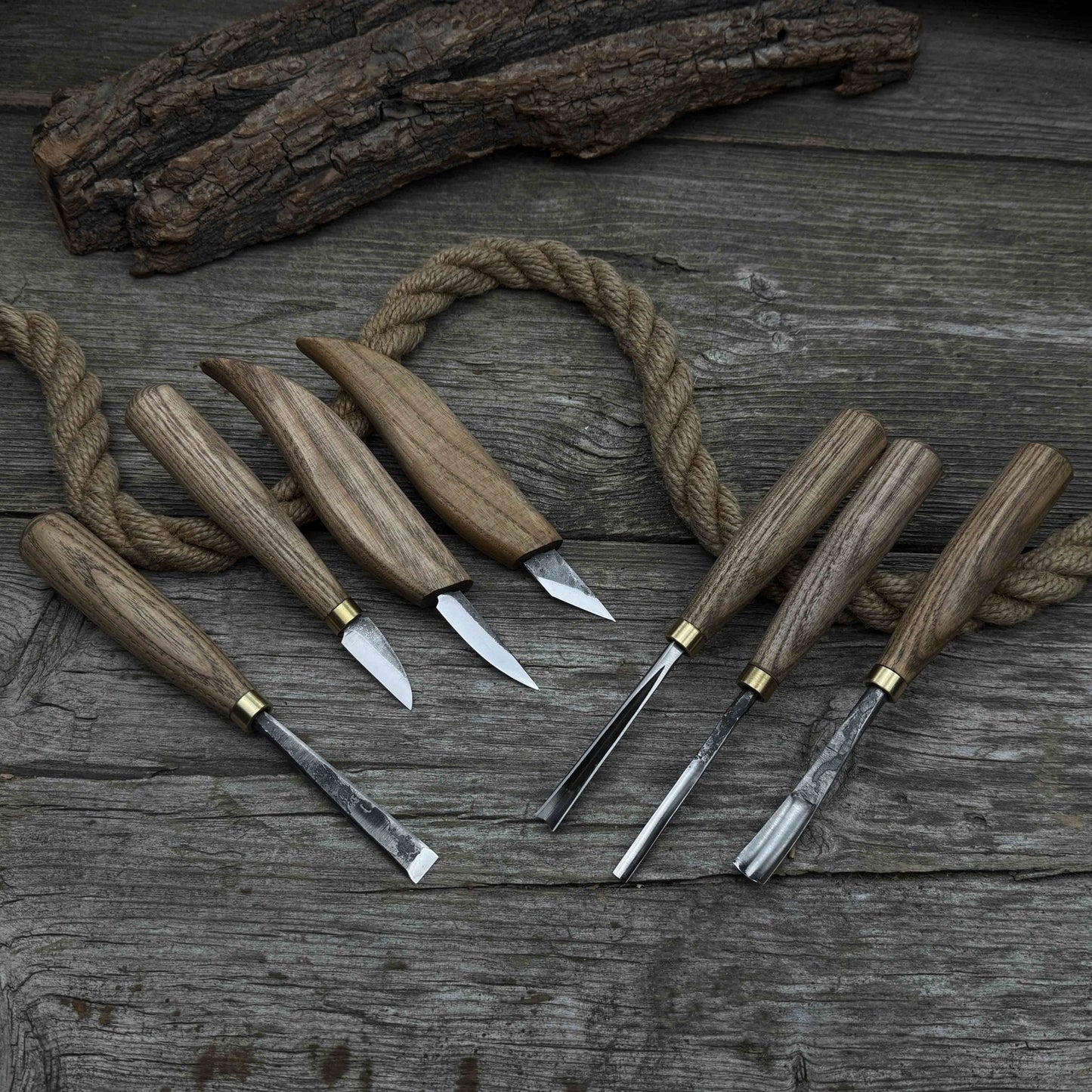 7-Piece Wood Carving Tool Set